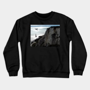 Below Beachy Head Crewneck Sweatshirt